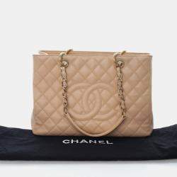 Pre Owned Chanel Caviar Grand Shopping Tote
