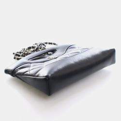 مملوكة مسبقًا حقيبة تسوق شانيل نانو جلد العجل 31