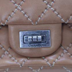 Pre Owned حقيبة شانيل فلاب ٢.٥٥ رييشو جلد الغنم صغيرة ٢٢٤