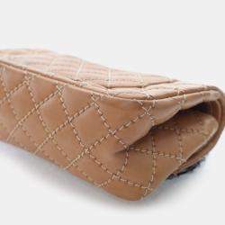 Pre Owned حقيبة شانيل فلاب ٢.٥٥ رييشو جلد الغنم صغيرة ٢٢٤