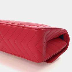 Pre Owned Chanel Chevron Sheepskin Reissue 2.55 Flap Bag 225