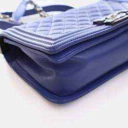 مملوكة مسبقًا Chanel Medium Lambskin Boy Bag