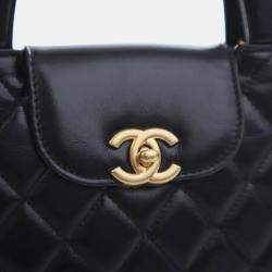Pre Owned Chanel Nano Calfskin Kelly Shopper