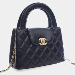 Pre Owned Chanel Nano Calfskin Kelly Shopper