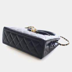 Pre Owned Chanel Nano Calfskin Kelly Shopper