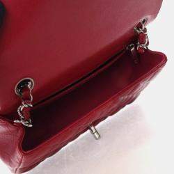 Pre Owned حقيبة شانيل صغيرة كافيار مستطيلة كلاسيكية غطاء علوي