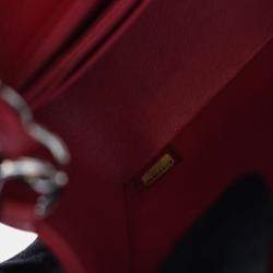 Pre Owned حقيبة شانيل صغيرة كافيار مستطيلة كلاسيكية غطاء علوي