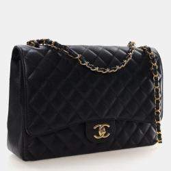 مملوكة مسبقًا Chanel Maxi Caviar Classic Double Flap Bag
