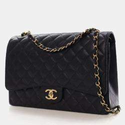 مملوكة مسبقًا Chanel Maxi Caviar Classic Double Flap Bag