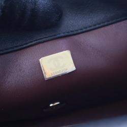 Pre Owned Chanel Medium Lambskin Pearl Chain Around Flap Bag