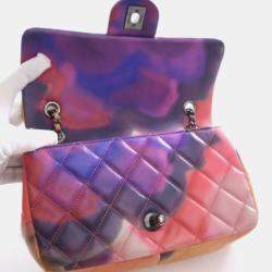 Pre Owned Chanel Mini Lambskin Flower Power Flap Bag