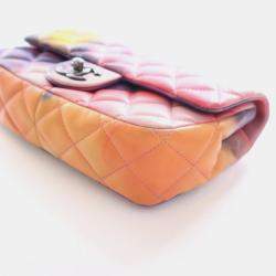 Pre Owned Chanel Mini Lambskin Flower Power Flap Bag