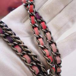 Pre Owned Chanel Mini Lambskin Flower Power Flap Bag