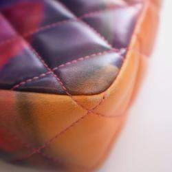 Pre Owned Chanel Mini Lambskin Flower Power Flap Bag