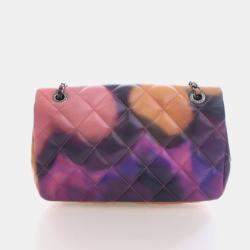 Pre Owned Chanel Mini Lambskin Flower Power Flap Bag