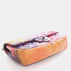 Pre Owned Chanel Mini Lambskin Flower Power Flap Bag