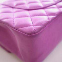 Pre Owned Chanel Vintage Medium Lambskin Classic Single Flap Bag