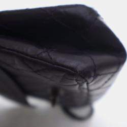 Pre Owned حقيبة شانيل كرمبلد جلد العجل ريإيشو 2.55 بقلاب 225