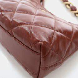 مملوكة مسبقًا حقيبة شانيل هوبو فانكي تاون جلد حمل مجعد صغيرة