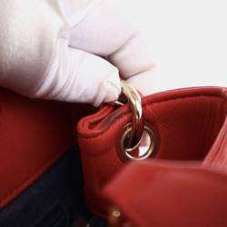 Pre Owned Chanel Small Lambskin CC Mania Shopping Tote