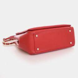 Pre Owned Chanel Small Lambskin CC Mania Shopping Tote