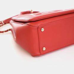 Pre Owned Chanel Small Lambskin CC Mania Shopping Tote