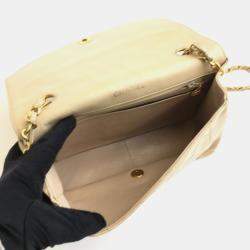 مملوكة مسبقًا حقيبة رفرف لامبسكين متوسطة قديمة شانيل ديانا