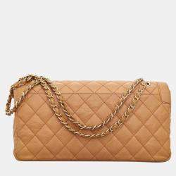 مملوكة مسبقًا حقيبة شانيل بني مبطن كافيار ديانا موسمية بقلاب