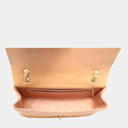 مملوكة مسبقًا حقيبة شانيل بني مبطن كافيار ديانا موسمية بقلاب