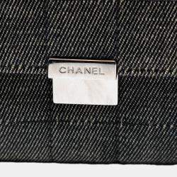 مملوكة مسبقًا Chanel CC Choco Bar Denim Chain Flap