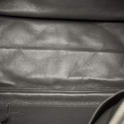 Pre Owned Chanel Reissue Camera Large Grey Quilted Aged Leather Shoulder Bag