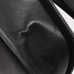 Pre Owned حقيبة شانيل بوي جلد أزرق مبطن متوسطة بقلاب