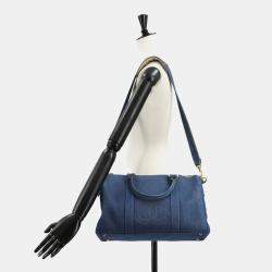 مملوكة مسبقًا Chanel CC Vintage Blue Denim Boston Bag