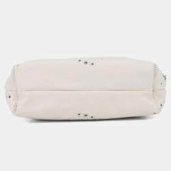 Pre Owned Chanel 22 Mini Handbag With Coco Mark And Perforated Shiny Calfskin Leather