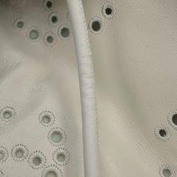 Pre Owned Chanel 22 Mini Handbag With Coco Mark And Perforated Shiny Calfskin Leather