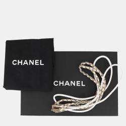 Pre Owned Chanel 22 Mini Handbag With Coco Mark And Perforated Shiny Calfskin Leather