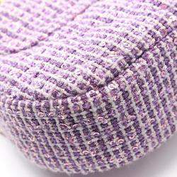 مملوكة مسبقًا Chanel Matelasse Purple Fabric Top Handle Bag