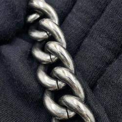 مملوكة مسبقًا حقيبة كتف شانيل سلسلة ماتلاس كوكاو مارك بوي صغيرة سوداء