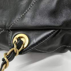 مملوكة مسبقًا Chanel 22 Black Calfskin Leather Backpack