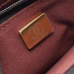 Pre Owned Chanel Matelasse Shoulder Bag In Grained Calfskin Caviar Leather Black