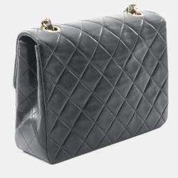 مملوكة مسبقًا Chanel Mini Matelasse 20 Shoulder Bag Lambskin Leather Black