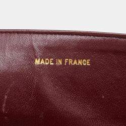 Pre Owned Chanel Matelasse Coco Mark Paris Limited Edition Chain Shoulder Bag Black Lambskin