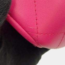 Pre Owned Chanel Chain Shoulder Bag Matelasse Coco Mark Mini Lambskin Single Flap