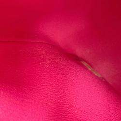 Pre Owned Chanel Chain Shoulder Bag Matelasse Coco Mark Mini Lambskin Single Flap