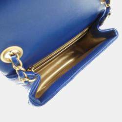 مملوكة مسبقًا Chanel Blue Leather Shoulder Bag