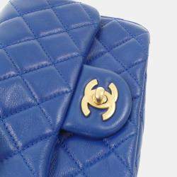 مملوكة مسبقًا Chanel Blue Leather Shoulder Bag