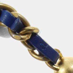 مملوكة مسبقًا Chanel Blue Leather Shoulder Bag