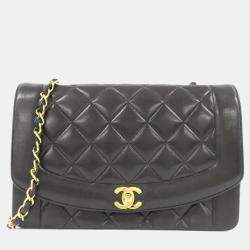 مملوكة مسبقًا حقيبة كتف شانيل جلد أسود