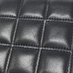 Pre Owned حقيبة كتف شانيل جلد أسود