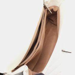 مملوكة مسبقًا Chanel Coco Handle Flap Matelasse Handbag In Calfskin Leather White